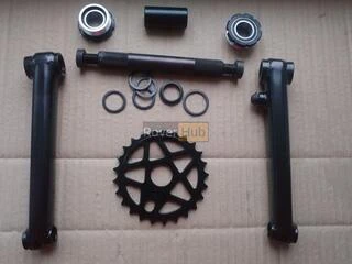 Велосипедна система KHE bikes 4130 Cr-Mo шатуни + євро каретка на промах + зірка 25Т