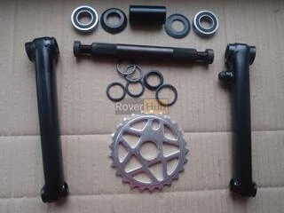 Велосипедна система KHE bikes 4130 Cr-Mo шатуни + mid каретка на промах + зірка 25Т