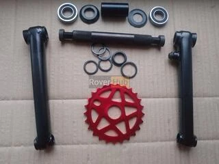 Велосипедна система KHE bikes 4130 Cr-Mo шатуни + mid каретка на промах + зірка 25Т