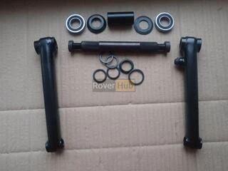 Велосипедна система KHE bikes 4130 Cr-Mo шатуни + mid каретка на промах