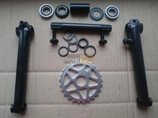 Велосипедна система KHE bikes 4130 Cr-Mo шатуни + mid каретка на промах + зірка 25Т