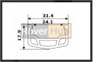 Обід Alexrims DX2418 BMX 20" 48 спиць велосипедний