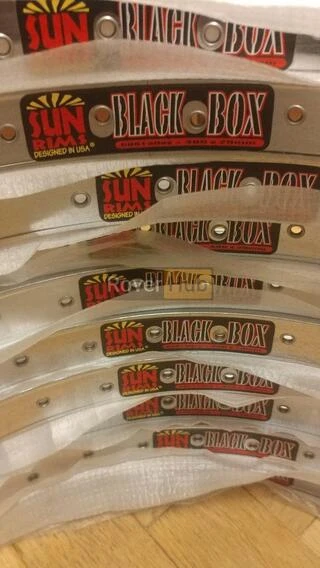 Обід 20" Sun Rims Black Box 36 спиць БМХ BMX пістонований хромований