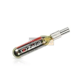 Насос велосипедний Zefal &quot;EZ Adaptor&quot; (4005), металлич., schrader/presta, +16g cartridge CO2