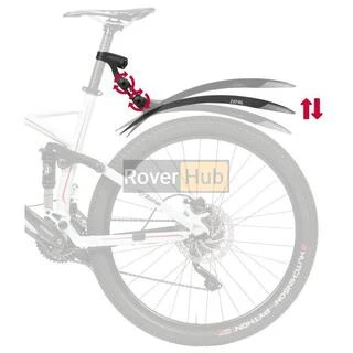 Крыло велосипедное Zefal 27.5-29" "Deflector RM90+" (2532) пластиков. задн., черн. (3420582532015)