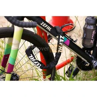 Замок Zefal "K-Traz M10" вело/мото, (4917) ланцюг 8*1200 мм, 3 ключі, чорний (3420586600451)