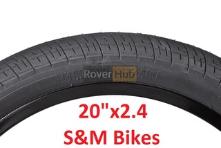 Покришка велосипедна БМХ S&amp;M Bikes Speedball 20x2.4 BMX 20&quot;