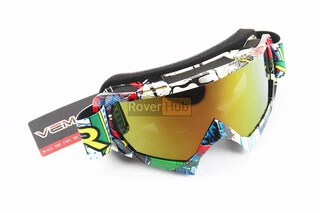 Очки кроссовые/эндуро/АТV, цветные (зеркальное стекло), MJ-16-2