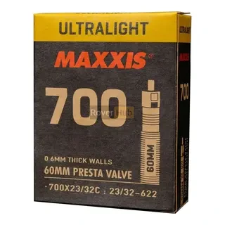 Камера Maxxis Ultra Light 700x23/32C FV L:60мм (EIB00136400) велосипедна полегшена гревел шосе туринг
