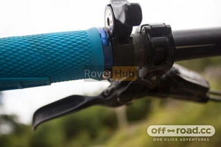 Гріпси ODI Elite Flow, V2.1 Lock On, Brt Orange w/Orange Clamp, помаранчеві з помаранчевими замками