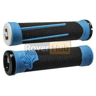 Гріпси ODI AG-2 Black/Blue w/ Black clamps (черно-сині з чорними замками)