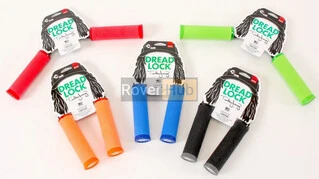 Грипси ODI Tinker Juarez Dread Lock Grip Graphite w/Black Clamp сірі із чорними замками