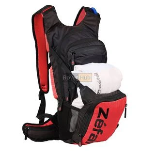Рюкзак Zefal "Z Hydro Enduro" (7165), объемом 11L, с гидратором 3L, чорно-червоний