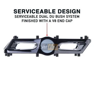 Педалі DMR V8 V2 ED Red (червоний металік)