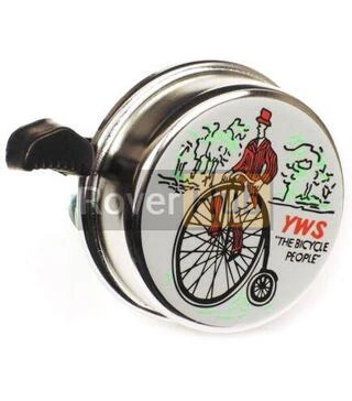 Звонок X17 Bicycle People стальной серебристый