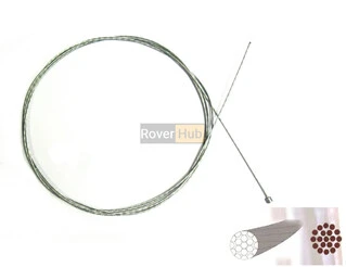 Нержавіючий полірований тросик перемикання 2100 mm Sheng-An,  1шт.