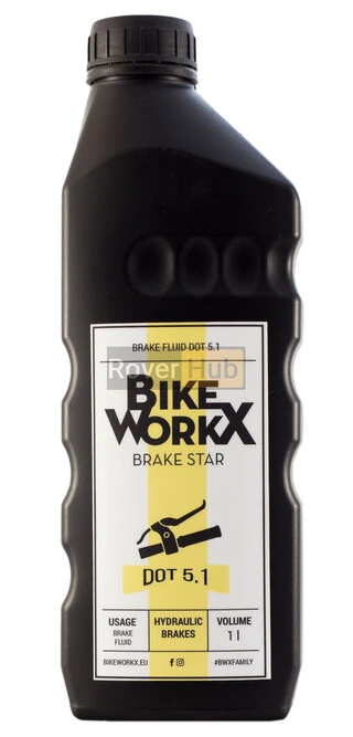 Гальмівна рідина BikeWorkX Brake Star DOT 5.1 1л.