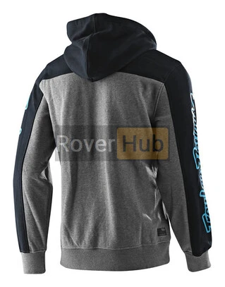 Худі TLD Block Signature PO Hoodie [Gray Heather/Blue] розмір SM