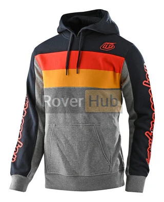 Худі TLD Block Signature PO Hoodie [Gray Heather/Orange] Розмір S