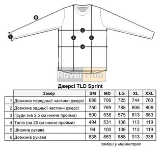 Джерсі TLD Sprint Ultra Jersey [Podium Black/Silver] Розмір S