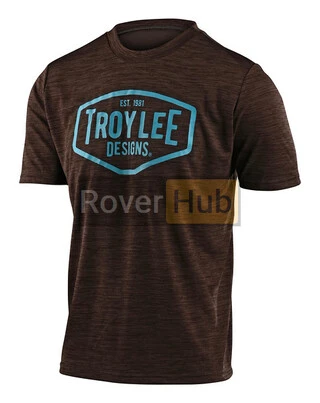 Джерсі TLD Flowline S/S Jersey [Station Heather Dark Moka/Blue] Розмір XL