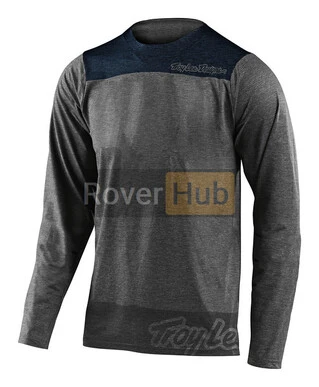 Джерсі TLD Skyline L/S Jersey [London Gray Heather/Navy] Розмір M