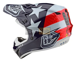 МотоШолом TLD SE4 POLYACRYLITE [FREEDOM RED / WHITE] L