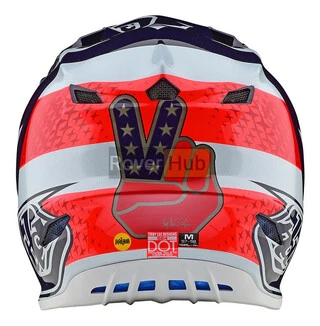 МотоШолом TLD SE4 POLYACRYLITE [FREEDOM RED / WHITE] L