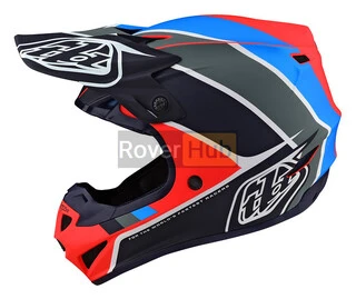 МотоШолом TLD SE4 POLYACRYLITE [BETA ORANGE / NAVY] L