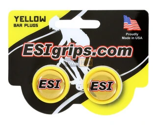 Заглушки керма ESI Bar Plug Yellow, жовті