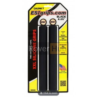 Гріпси ESI XXL 8.25&quot; Chunky Black (чорні)