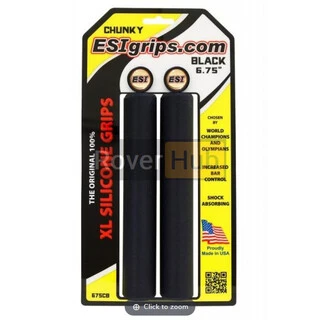Гріпси ESI XL 6.75&quot; Chunky Black (чорні)
