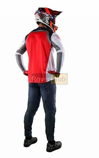 Джерсі TLD Sprint Jersey Fractura [Charcoal Glo Red] 2X