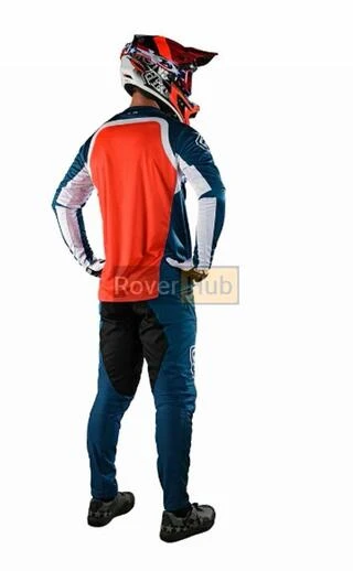 Джерсі TLD Sprint Jersey Fractura [Slate Blue Orange] L