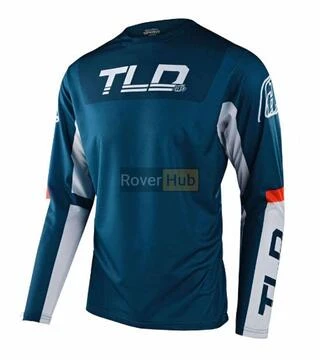 Джерсі TLD Sprint Jersey Fractura [Slate Blue Orange] M