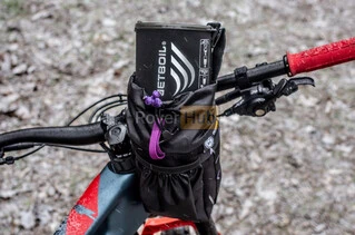 Сумка на кермо KasyBag Pocket Pack One hand (кормушка) Black-Purple