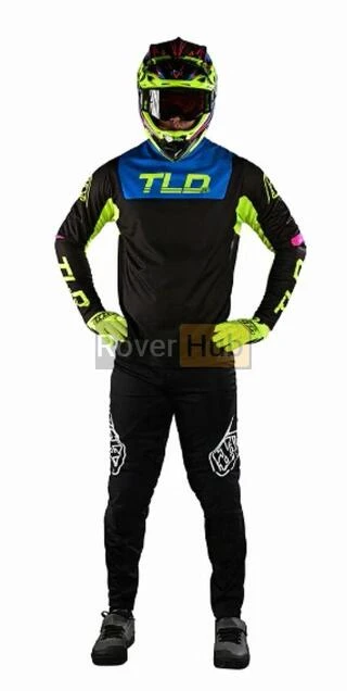 Джерсі TLD Sprint Jersey Fractura [BLk/Yellow] 2X