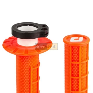 Мото гріпси ODI HALF-WAFFLE MX V2 Lock-On Flo-Orange