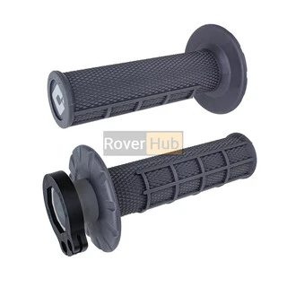 Мото гріпси ODI HALF-WAFFLE MX V2 Lock-On Graphite