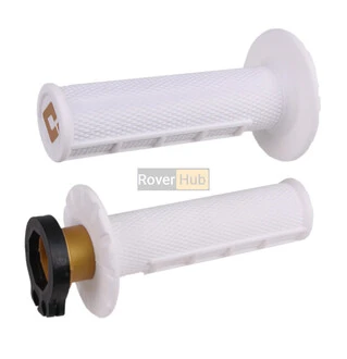 Мото гріпси ODI HALF-WAFFLE MX V2 Lock-On Soft White