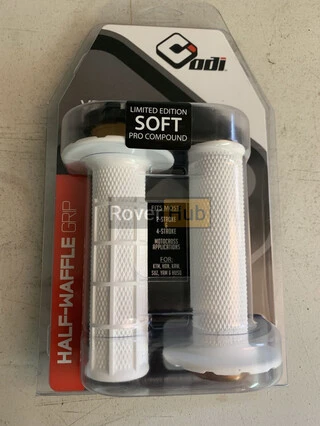Мото гріпси ODI HALF-WAFFLE MX V2 Lock-On Soft White
