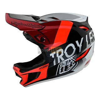 Вело Шолом TLD D4 COMPOSITE HELMET [Qualifier Silver/Red] XL