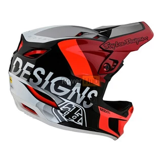 Вело шолом TLD D4 COMPOSITE HELMET [Qualifier Silver/Red] XL