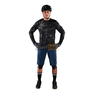 Джерсі TLD FLOWLINE LS JERSEY COVERT [BLACK] S