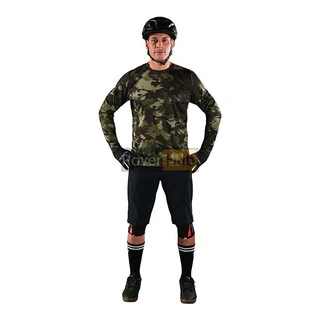 Джерсі TLD FLOWLINE LS JERSEY COVERT [ARMY GREEN] M