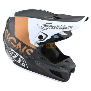Мото Шолом TLD SE5 Carbon Helmet [QUALIFIER WHITE / BRONZE] MD