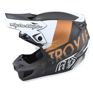 Мото Шолом TLD SE5 Carbon Helmet [QUALIFIER WHITE / BRONZE] LG