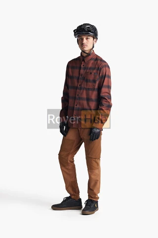 Сорочка TLD GRIND FLANNEL STRIPE [RUSSET] LG