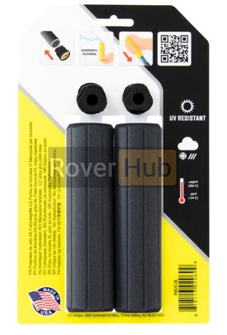 Гріпси ESI Ribbed Extra Chunky Black Silicone Bicycle Grips