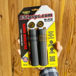 Гріпси ESI Ribbed Chunky Red Silicone Bicycle Grips